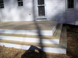 Wood deck installation, Culpeper VA