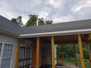 Screen Porch Deck With Patio Below, Ruckersville VA 22968
