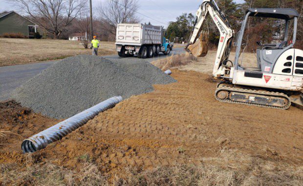 Culvert Pipe & Driveway Installation, Louisa VA 23093
